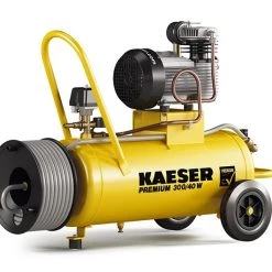 Kaeser 1.1809.10010 Compresseur à Piston Premium 300/40W 230 Volt + Enrouleur Avec 20 Mtr. De Tuyau à Air Comprimé