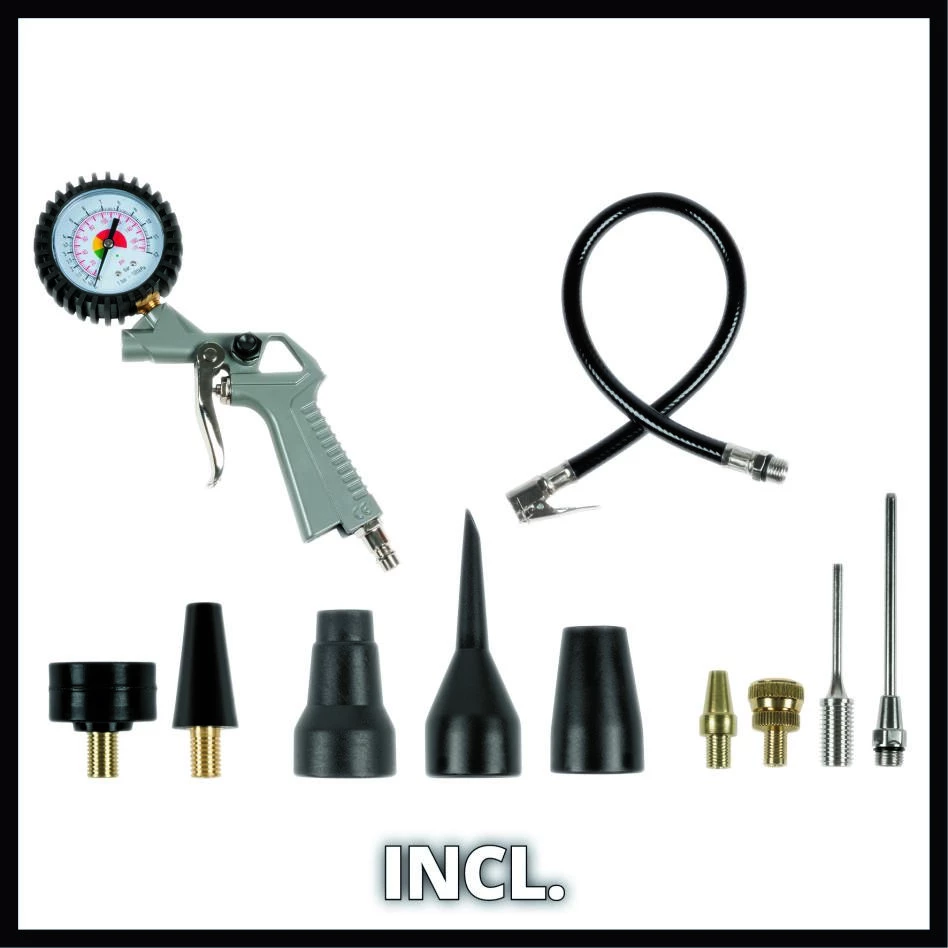 Einhell 4010486 Compresseur Portable TC-AC 180/8 OF 3 Einhell 4010486 Compresseur Portable TC-AC 180/8 OF – Image 3