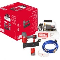 Senco AFN0024KIT Kit De Démarrage - Compresseur AC4504 + Bradnailer Finishpro 18 MG