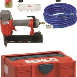 Senco PC0972EUPS-Set Compresseur PC 1010 + Agrafeuse SLS 18 MG Dans Systainer + 5mtr PU Hose + Agrafes